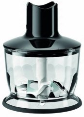 Behälter komplett 500ml BRAUN 0X81364498, kloer Plastikbehälter vum Mixer mat schwaarzem Deckel a Messerklénk dran Behälter komplett 500ml BRAUN 0X81364498, kloer Plastikbehälter vum Mixer mat schwaarzem Deckel a Messerklénk dran
