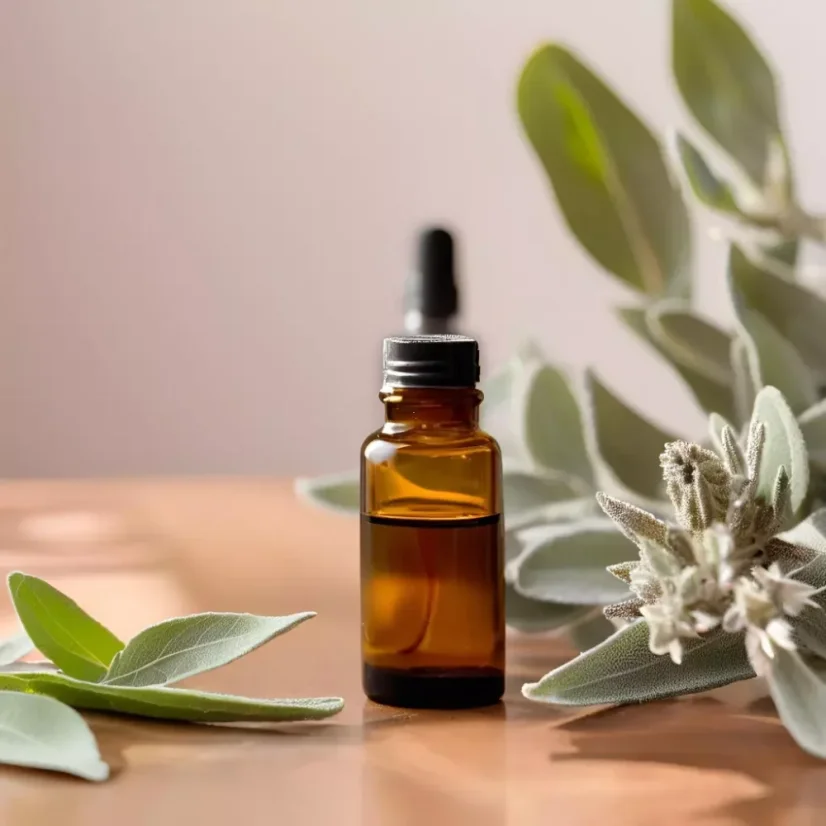BIO Sauge est une huile essentielle 100% naturelle qui se distingue par son parfum intense.