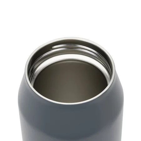 Sivý termohrnček MiiR Wide Mouth Bottle Basal s objemom 950 ml, ideálny na cestovanie.