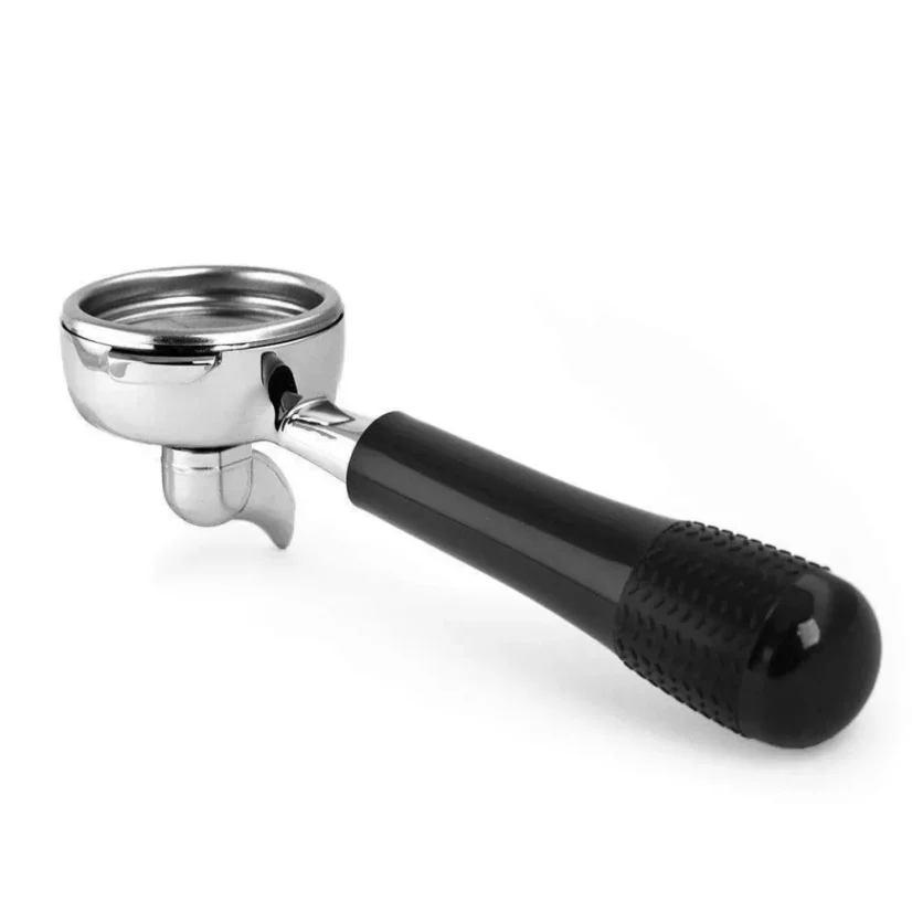 Porte-filtre à un bras de la marque Nuova Simonelli en couleur argent élégante.