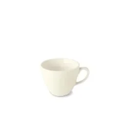 white Le Choco cup for preparing cappuccino
