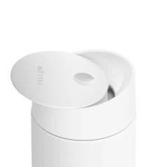 White Fellow Carter Slide travel mug in white color.