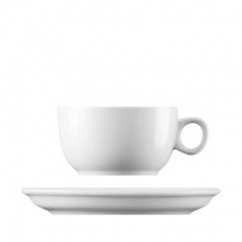 weiße Josefine-Tasse für Cappuccino