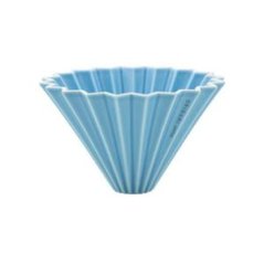 Origami Keramik-Dripper M mattblau - japanisches Mino-Porzellan