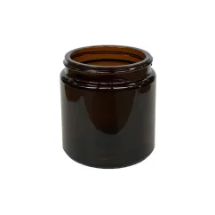 Frasco de vidrio para café molido, oscuro