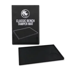 High-quality black tampering mat by Rhinowares