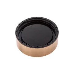 Thermobecher Asobu Le Baton mit einem Volumen von 500 ml in Goldfarbe, aus Edelstahl gefertigt, ideal für unterwegs.