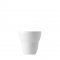 Basic white cup for cappuccino