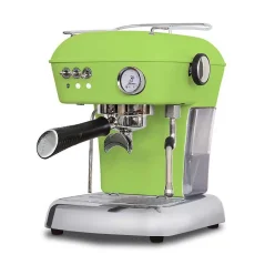 Machine à café Ascaso Dream ONE Fresh Pistachio en vert pistache pour la préparation de café espresso à domicile.