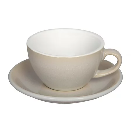 Loveramics Egg - Tasse et soucoupe à cappuccino 200 ml - Ivoire