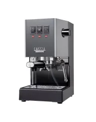 Cafetera exprés Gaggia New Classic Color en gris, ideal para preparar espresso.