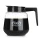 Moccamaster glass teapot 1,8 l Color : Black