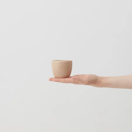 Cappuccino cup Aoomi Sand Mug A05 with a capacity of 170 ml, made of stoneware.