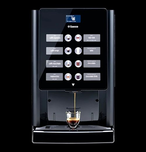 Saeco Iperautomatica automatický kávovar z prednej strany