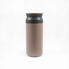 Termoska w kolorze khaki marki Kinto Travel Tumbler Khaki 350 ml