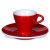 ClubHouse cup and saucer Gardenia, 65 ml, red
