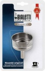 Резервна фуния Bialetti за мока тенджери от неръждаема стомана за 4 чаши