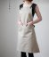 Barista apron with straps sand