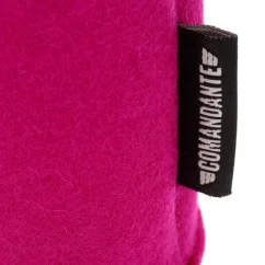 Pink felt sleeve for Comandante C40 Felt Sleeve Fuchsia, designed to protect manual coffee grinders.