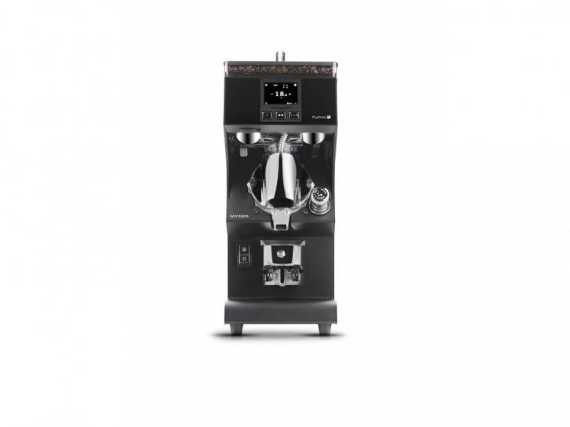 Victoria Arduino Mythos MYG85 for coffee grinding with weight.