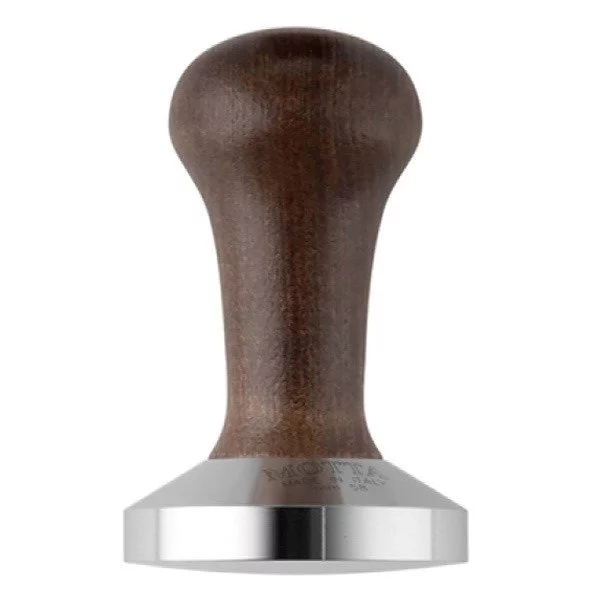 Motta Tamper para compactar café de 58 mm en color marrón.