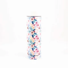 Gobelet thermique Asobu Le Baton Floral de 500 ml avec une isolation double paroi, idéal pour maintenir la température des boissons pendant les voyages.