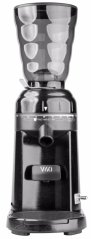 Elektrische Kaffeemühle Hario V60 in elegantem Schwarz, ideal für Liebhaber von hochwertig gemahlenem Kaffee.