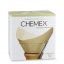 Паперові фільтри Chemex FSU-100 на 6-10 чашок кави натуральні (100шт)