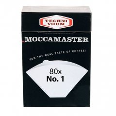 Moccamaster filtros de papel tamaño 1 (100pcs) Adecuado para : Copa Moccamaster Uno