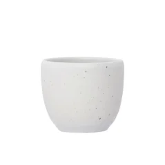 Blanca taza de cappuccino Aoomi Salt Mug A05 con capacidad de 170 ml.