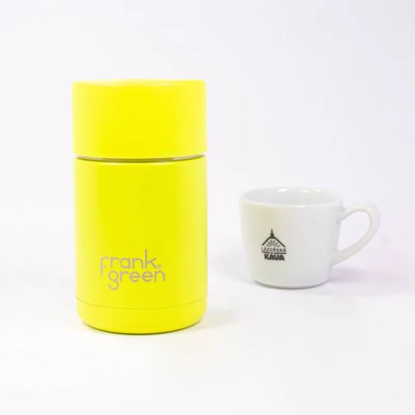 Travel mug with spa coffee.