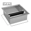 Built-in coffee grounds remover S.
