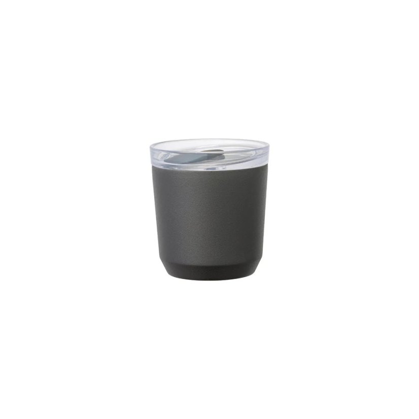 Black Kinto To Go Tumbler with a capacity of 240 ml.