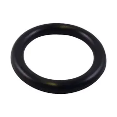 Black rubber sealing on a white background Black rubber sealing on a white background