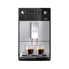 Melitta Purista Silver - cafetera automática con molinillo silencioso
