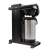 Professional coffee brewer with stainless steel thermal carafe.