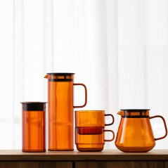Hario Colors Glasdous 400 ml, Bernstein