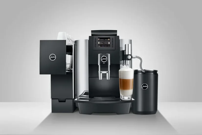 La máquina de café se puede ampliar con más equipos.