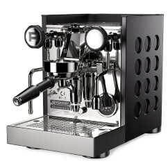 Heemeschlech lever Kaffismaschinn Rocket Espresso Appartamento TCA a schwaarzer Faarf. Heemeschlech lever Kaffismaschinn Rocket Espresso Appartamento TCA a schwaarzer Faarf.