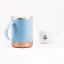 Termo taza azul Asobu Ultimate Coffee Mug con una capacidad de 360 ml, ideal para viajar.