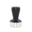 Handtamper für Kaffee in Schwarz, Größe 58,4 mm, ideal für die präzise Zubereitung von Espresso.