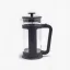 French press Bialetti Smart 350 ml vo čiernej farbe s telom z kvalitného skla.