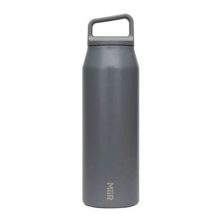 Termohrnček MiiR Wide Mouth Bottle Basal v sivej farbe s objemom 950 ml, ideálny na cestovanie.