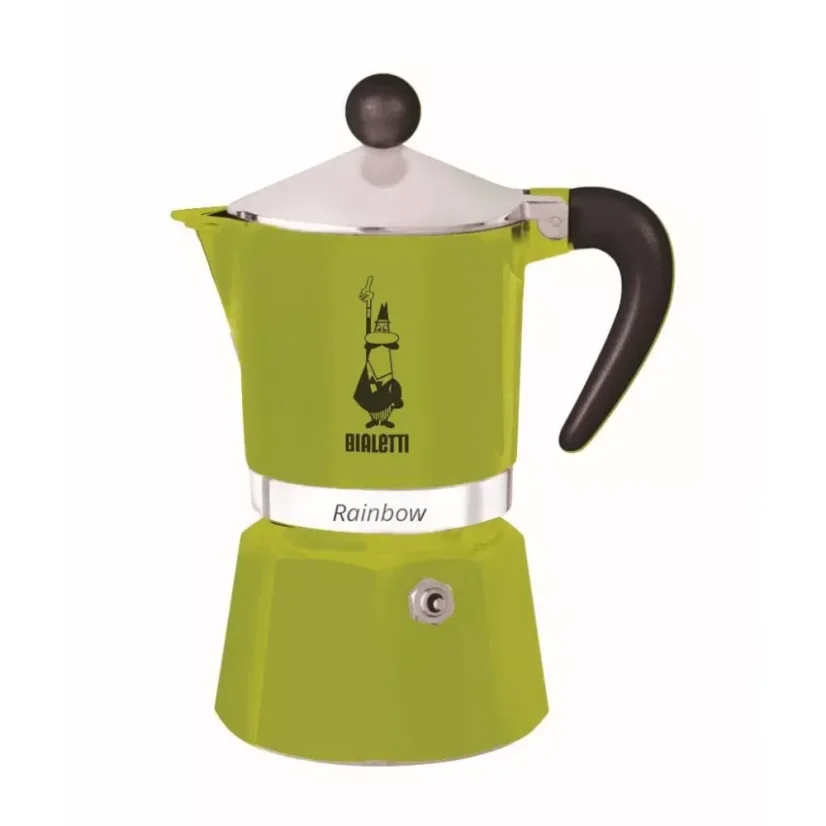 Bouilloire Bialetti Rainbow 3, couleur verte.