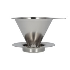 Dripper en métal à double filtre V60-01.