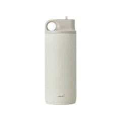 Thermos élégant blanc Kinto Active d'une capacité de 600 ml.