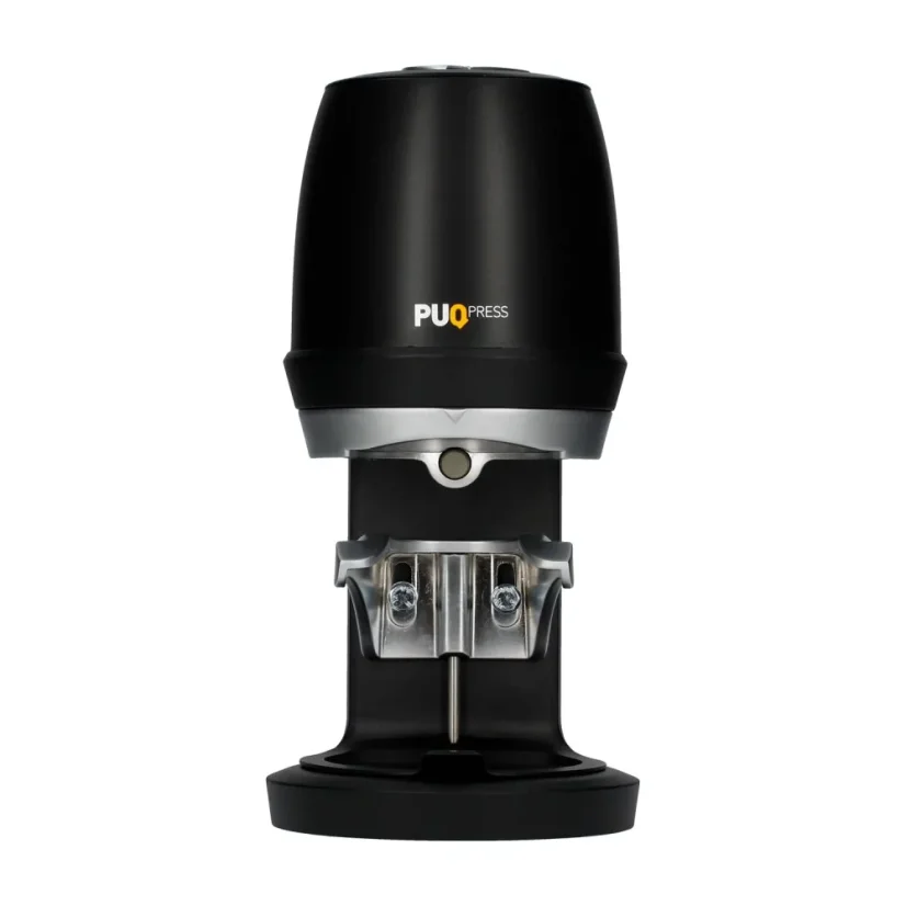 Tamper automático Puqpress Q2 de 53 mm de diámetro, compatible con la cafetera Estro, ideal para la preparación de un espresso perfecto.
