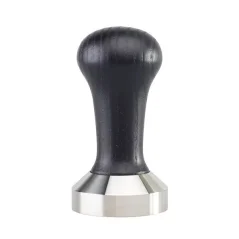 Tamper with a 49 mm base for tamping coffee.