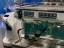 Profesionálny pákový kávovar Nuova Simonelli Appia Life XT 3GR V v červenej farbe s funkciou nahřívania šálok.