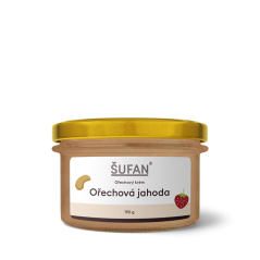 ŠUFAN Orechové maslo Orechová jahoda
